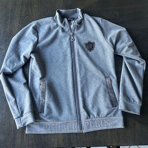 PHILLIP PLEIN • Luxury • Zip Up with crystals • SIZE 38 or Medium